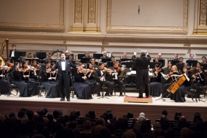 Tenor Tian Ge performs 'Hope of Returning Home,' conducted by Milen Nachev.