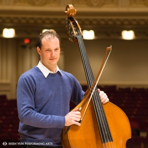 Now at New York's Carnegie Hall, Shen Yun's double bass player Juraj Kukan gets ready for two performances Oct. 11.