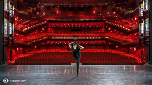 Down Under, Shen Yun World Company wrapped up their performances at State Theatre in Melbourne. Dancer Joe Huang.