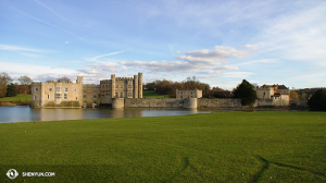From there, International Company headed to England with an excursion through historic Leeds Castle… (Henry V, Henry VIII, Richard II…). (picture by projectionist Annie Li)