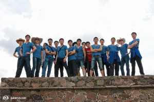 And the dancers made it to the top of the world. (Photo by Helen Li)