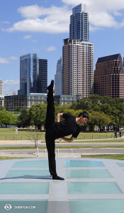 Daren Chou at The Long Center for the Performing Arts, Austin, Texas. (photo by Pierre Huang)