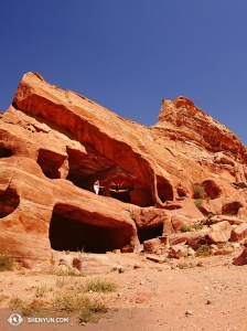 They danced in Jordan’s red rock caves…