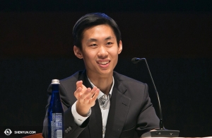 The event took place in the U.S. Capitol Building’s Visitor Center Auditorium. Tony Xue told of his personal journey to becoming a Shen Yun principal dancer and the fulfillment he has found reconnecting with his own heritage.