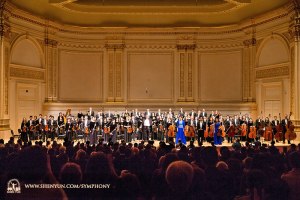 Both concerts at Carnegie Hall Oct. 15 came to a close with standing ovations and three encore performances.