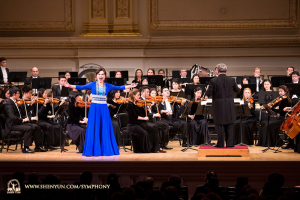 Soprano Haolan Geng blew audiences away with her powerful voice.