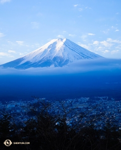 And what photo collection from Japan would be complete without glamorous shots of Mt. Fuji, pictured here at dawn. (Photo by dancer Felix Sun)