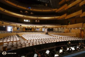We return to Shen Yun World Company. After Chicago, the group headed to Wisconsin’s capital and prepared for two performances at the Madison Overture Center for the Arts. (Photo by dancer Jeff Chuang)