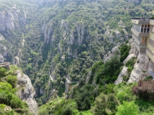 The mountain range of Montserrat, literally meaning serrated mountains, is home to a Benedictine Abbey and breathtaking views. (Photo by dancer Joe Huang)