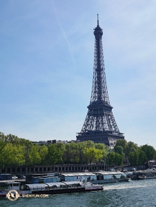 It’s springtime in Paris. The Eiffel Tower over the Seine River. (Photo by Jun Liang)