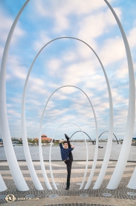 These are the last days of tour. Shen Yun New York Company and dancer Albert Yang wrapped up their performances in Australia. (Photo by Principal Dancer Kenji Kobayashi)