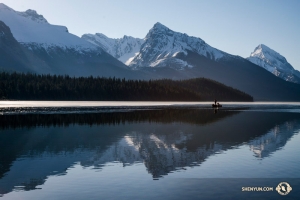 His photos from Alberta, Canada show the great range of chroma during different times of day. (Photo by TK Kuo)