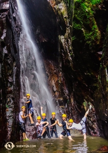 They also went on a rock climbing rainforest tour in Puerto Rico. (Photo by Felix Sun)