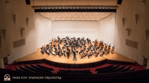 Rehearsal time at Tainan Cultural Center Performing Hall.