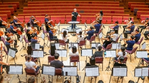Rehearsing Tchaikovsky Violin Concert (Third Movement).