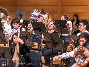 Everyone in good cheer, and ready for the final concert of the season.