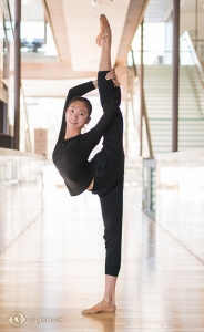 Dans une précédente interview, la première danseuse Evangeline Zhu avait déclaré que lors de ses entraînements ou du spectacle en lui-même, elle se connectait de manière profonde avec les anciennes légendes populaires transmises de génération en génération. (Photo de Kenji Kobayashi)