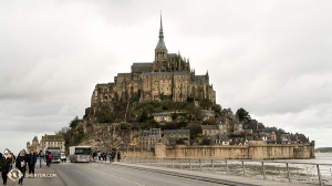 While passing through Normandy, France we saw the famous Le Mont Saint-Michel. The population of the tiny island it sits on is said to be just 50! (Photo by percussionist Tiffany Yu)