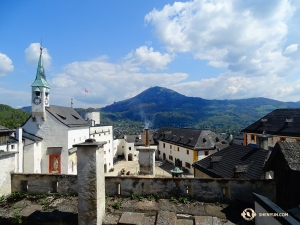 We especially enjoy the view from the elevated 11th century castle. (Photo by Tony Zhao)