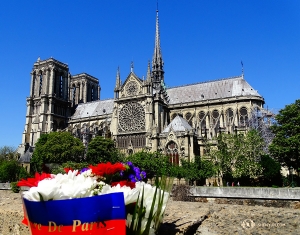 La nostra ultima tappa a Parigi è Notre-Dame de Paris, la famosa cattedrale (foto di Tony Zhao)