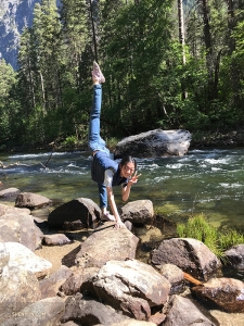 After spending five months in hotels, theaters, and buses, being surrounded by nature really reorients you.