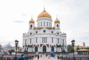 Reaching a height of 338 feet (103 meters), the Cathedral of Christ the Savior, in Moscow, is the tallest Orthodox Christian church in the world.