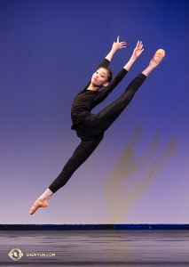 Firebird Jump by junior female division gold award co-winner Nara Cho.
