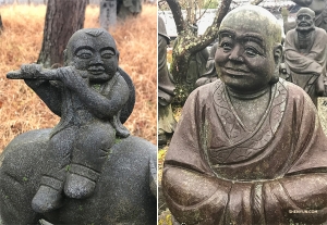 Meanwhile, Company Manager Vina Lee heads off to meet the 500 arhats of nearby Tenryu-ji Temple.