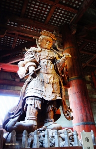 Komokuten, Lord of the West&mdash;one of the Four Celestial Guardians of the Four Directions. (Photo by Jack Han)