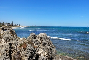 A view of the Indian Ocean from Perth, on Australia&rsquo;s west coast.