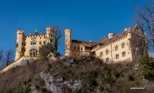 This is a smaller castle that King Ludwig II visited with his family as a child on holidays. The time he spent here likely inspired him to build his own home&mdash;Neuschwanstein Castle&mdash;in the same area later on. (Photo by Andrew Fung)