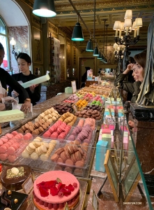 While exploring the city shops, a rainbow of delicate treats does not escape attention.