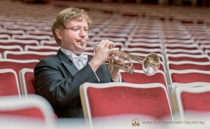 Nghệ sỹ trumpet Jimmy Geiger hâm nóng phòng hoà nhạc tại trái tim của thủ đô Đài Bắc