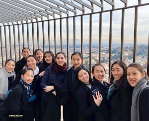 After 551 steps (but who's counting?) dancers from Shen Yun Touring Company reach the top of St. Peter’s Basilica’s dome.

(Photo by Soprano Rachael Bastick) 