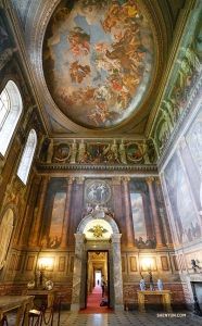 Built between 1705 and 1722, the interior of the palace provides a peek into the lives of the Duke of Marlborough and his family over the centuries.

(Photo by percussionist Tiffany Yu)