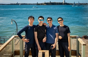 Queens Wharf offers spectacular views of the Waitemata Harbour. 

(Photo by Tony Xue)