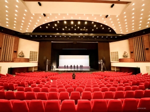 On stage, the dancers are also rehearsing tirelessly to bring their vision to life.