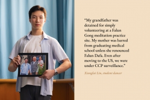 In their own words: <a target='_blank' href='https://www.shenyuncommunity.org/post/xianglai-liu'>read student dancer Xianglai Liu's story here</a>