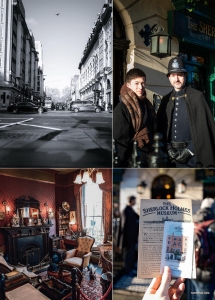 Nuestros artistas fans de las novelas de detectives investigan el Museo de Sherlock Holmes de Londres.